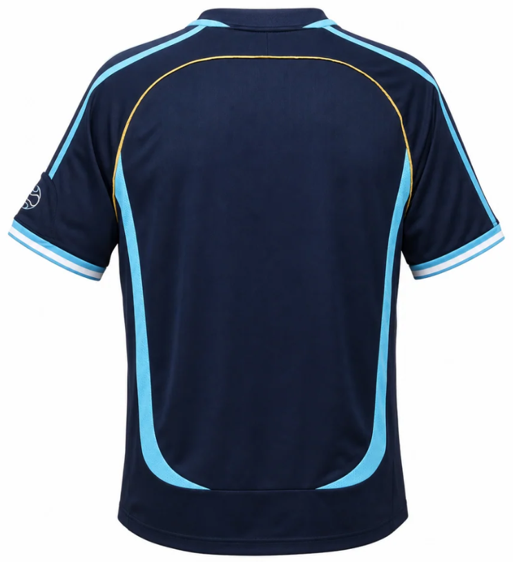 Camiseta Retro Argentina 2006 2ª equipación — espalda