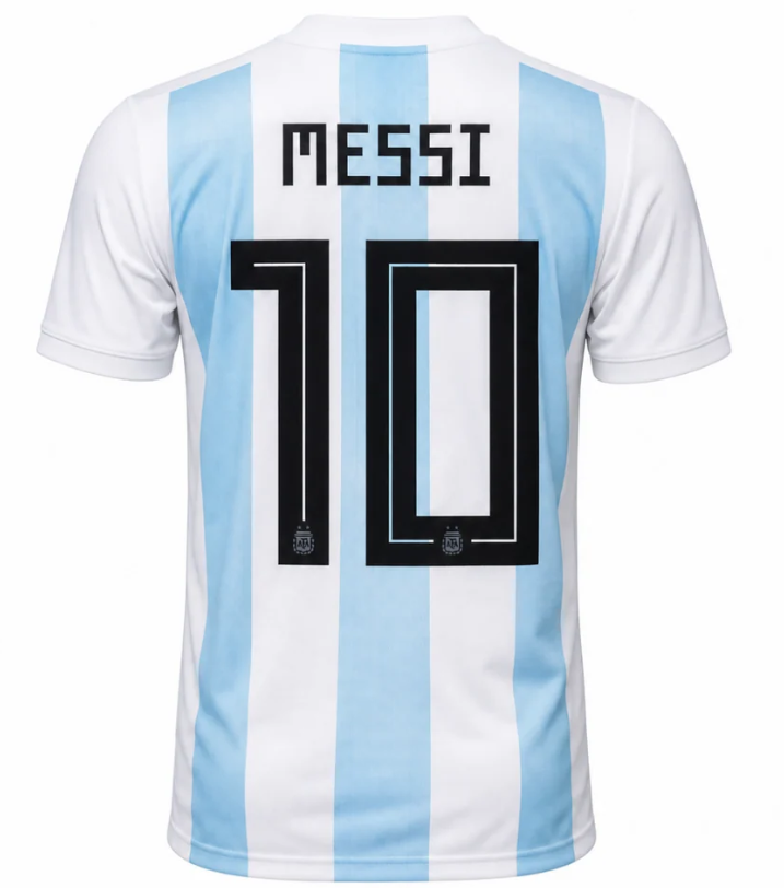 Camiseta Retro Argentina 2018 1ª equipación — espalda
